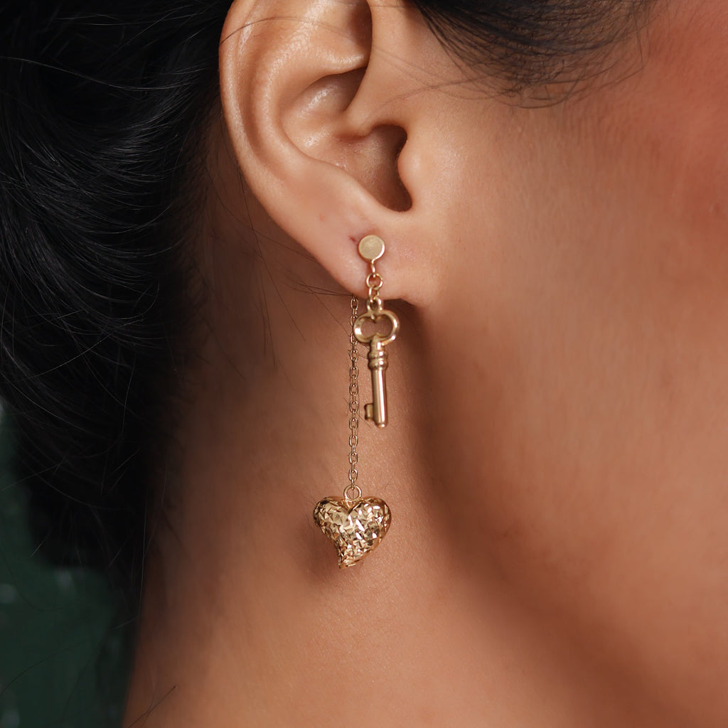 Key to My Heart Earrings