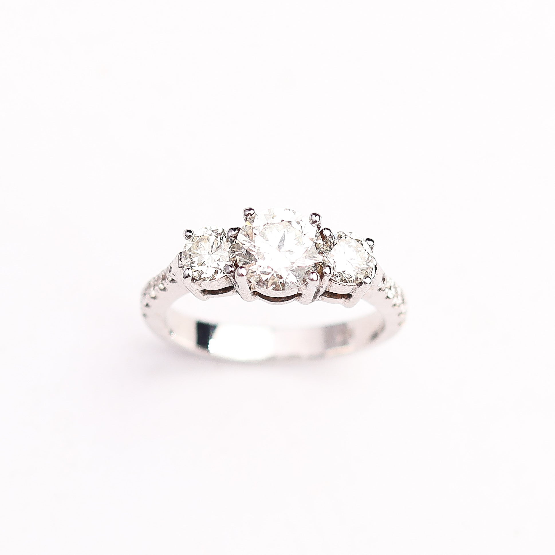 Three-Stone Diamond Ring