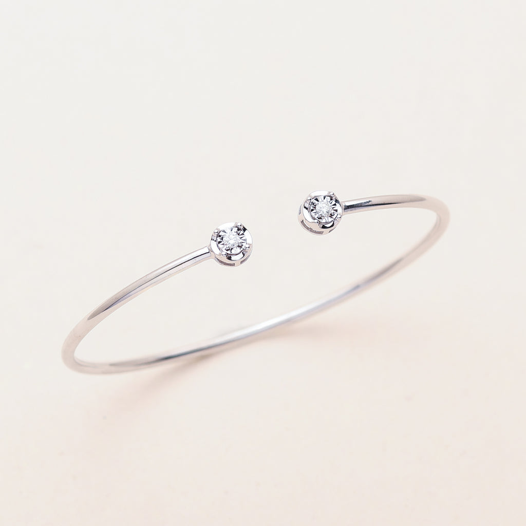 Diamond Duet Bangle