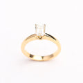 Emerald Cut Solitaire Engagement Ring