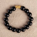 Pi Yao Charm and Black Obsidian Bracelet