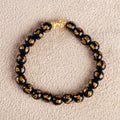 Pi Yao Charm and Mantra Black Onyx Bracelet