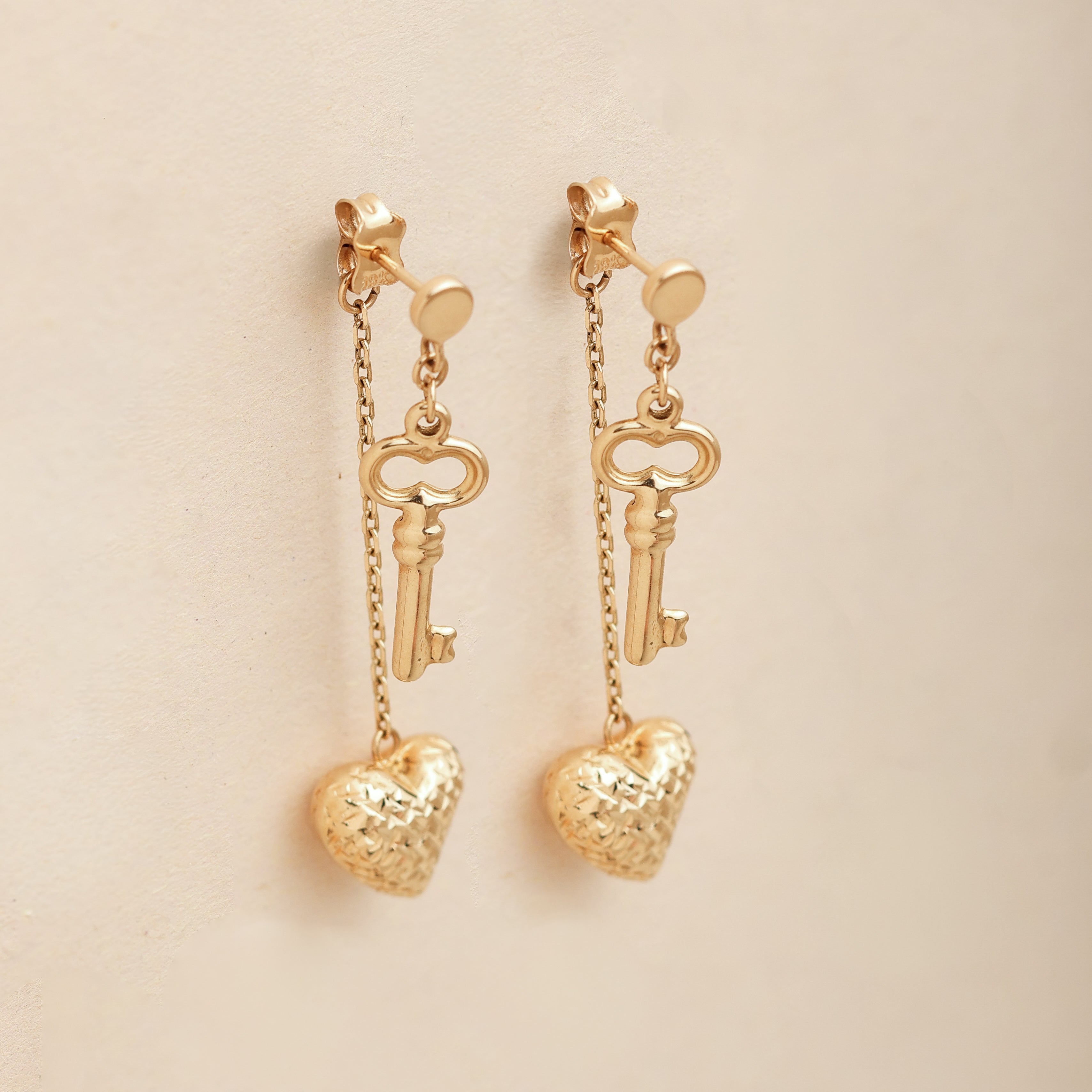 Key to My Heart Earrings