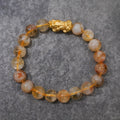 Pi Yao Charm and Yellow Citrine Bracelet