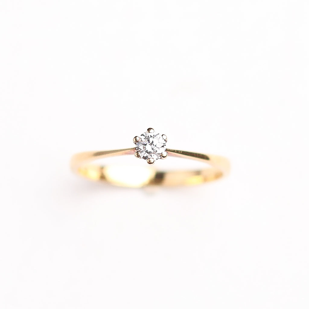 Classic Six-Prong Solitaire Ring