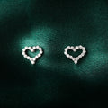 Amour Heart Diamond Studs
