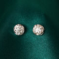 Bezel Diamond Stud Earrings