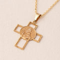 Sacred Heart Cross Pendant