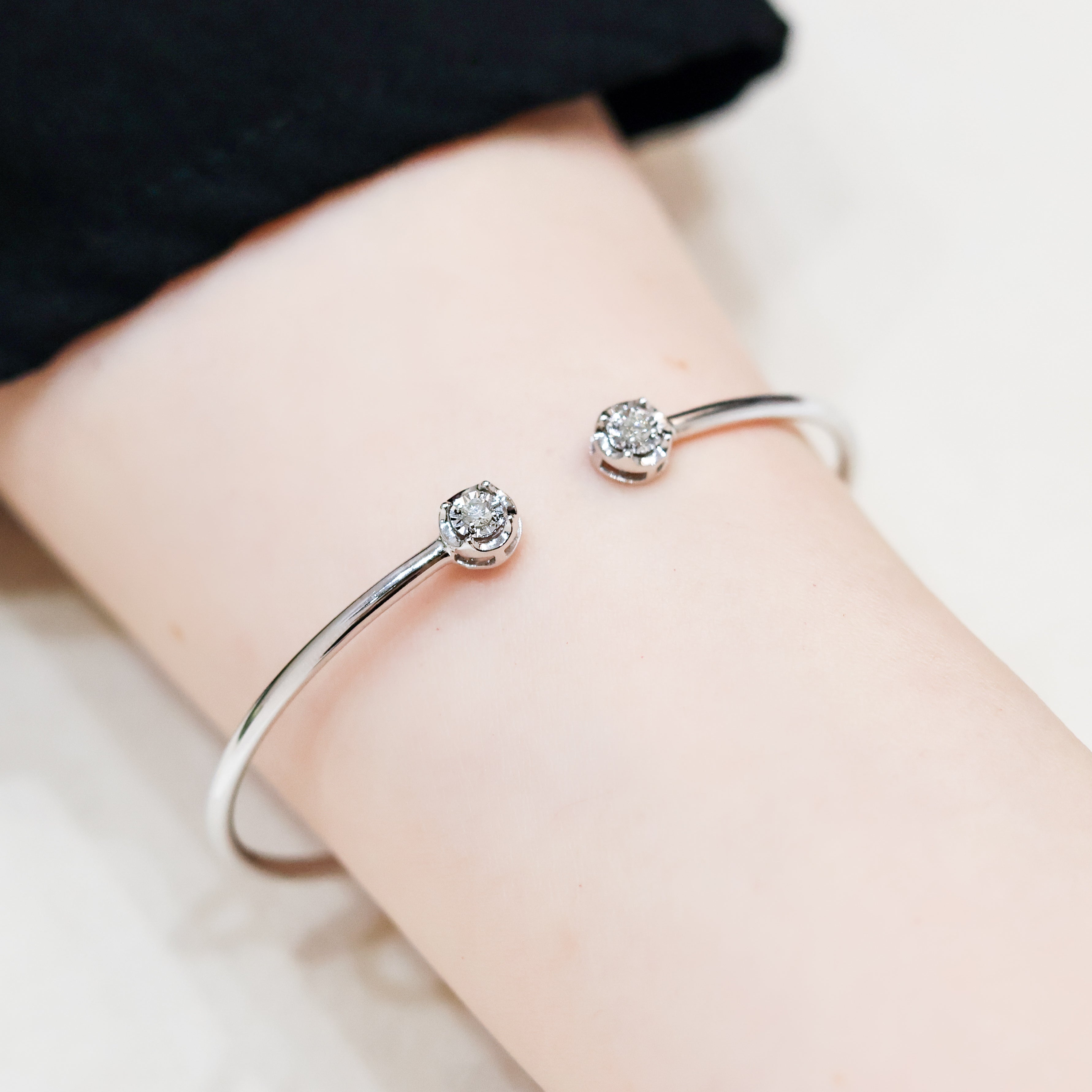 Diamond Duet Bangle