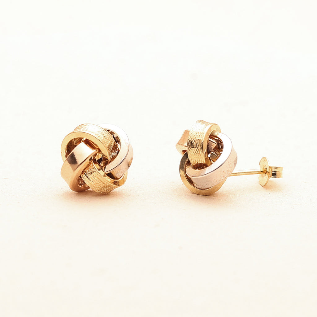 Union Knot Stud Earrings