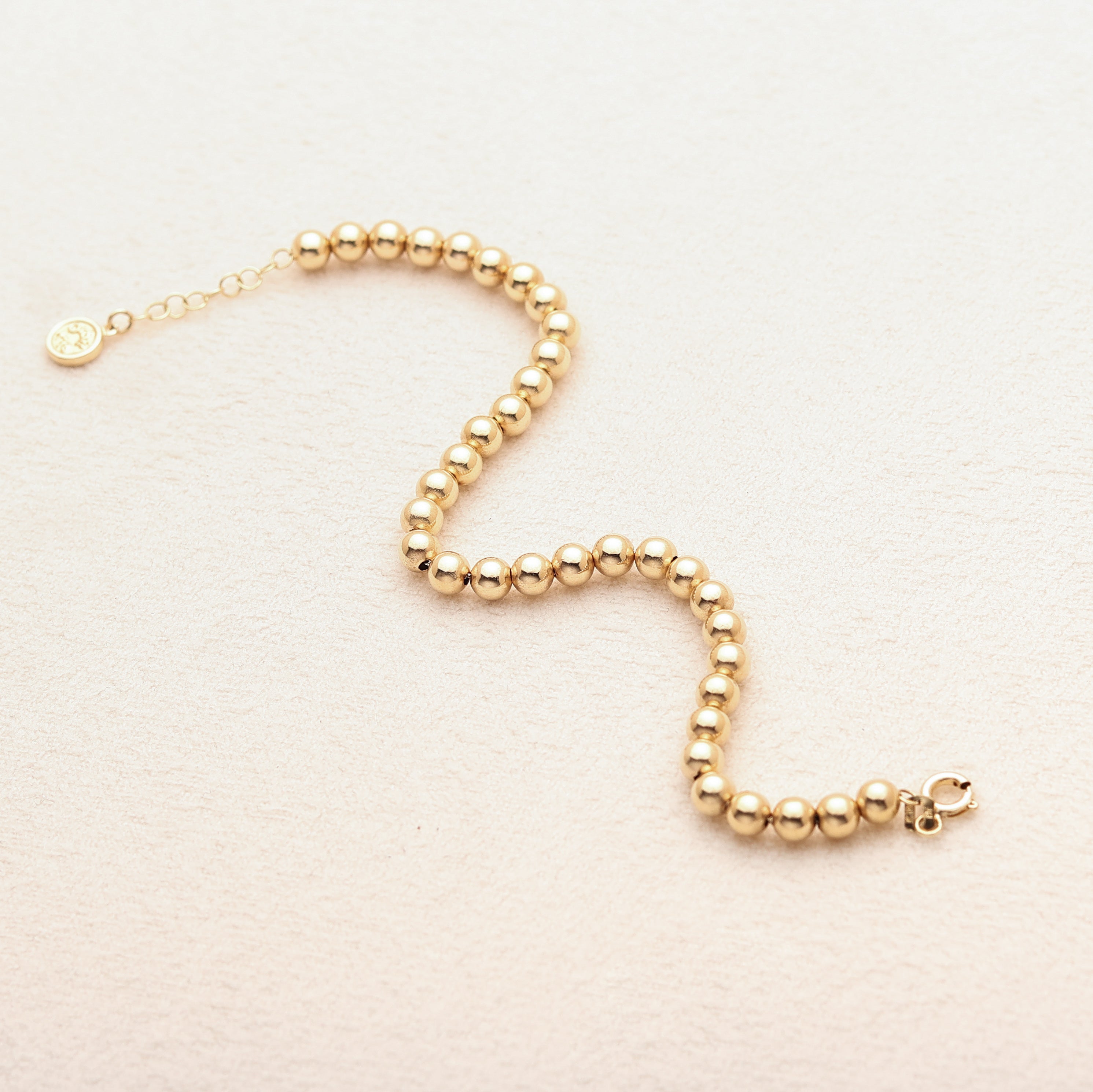 Gold Bead Bracelet