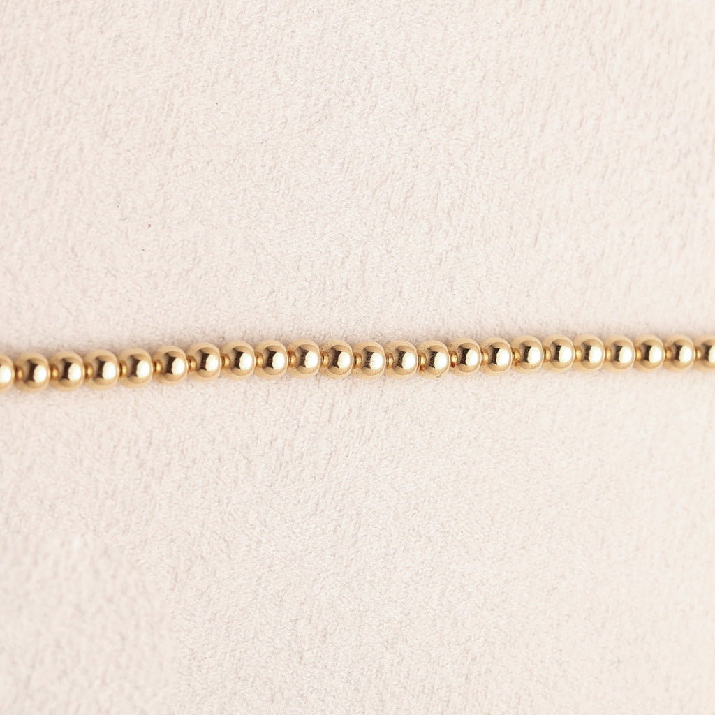 Gold Bead Bracelet