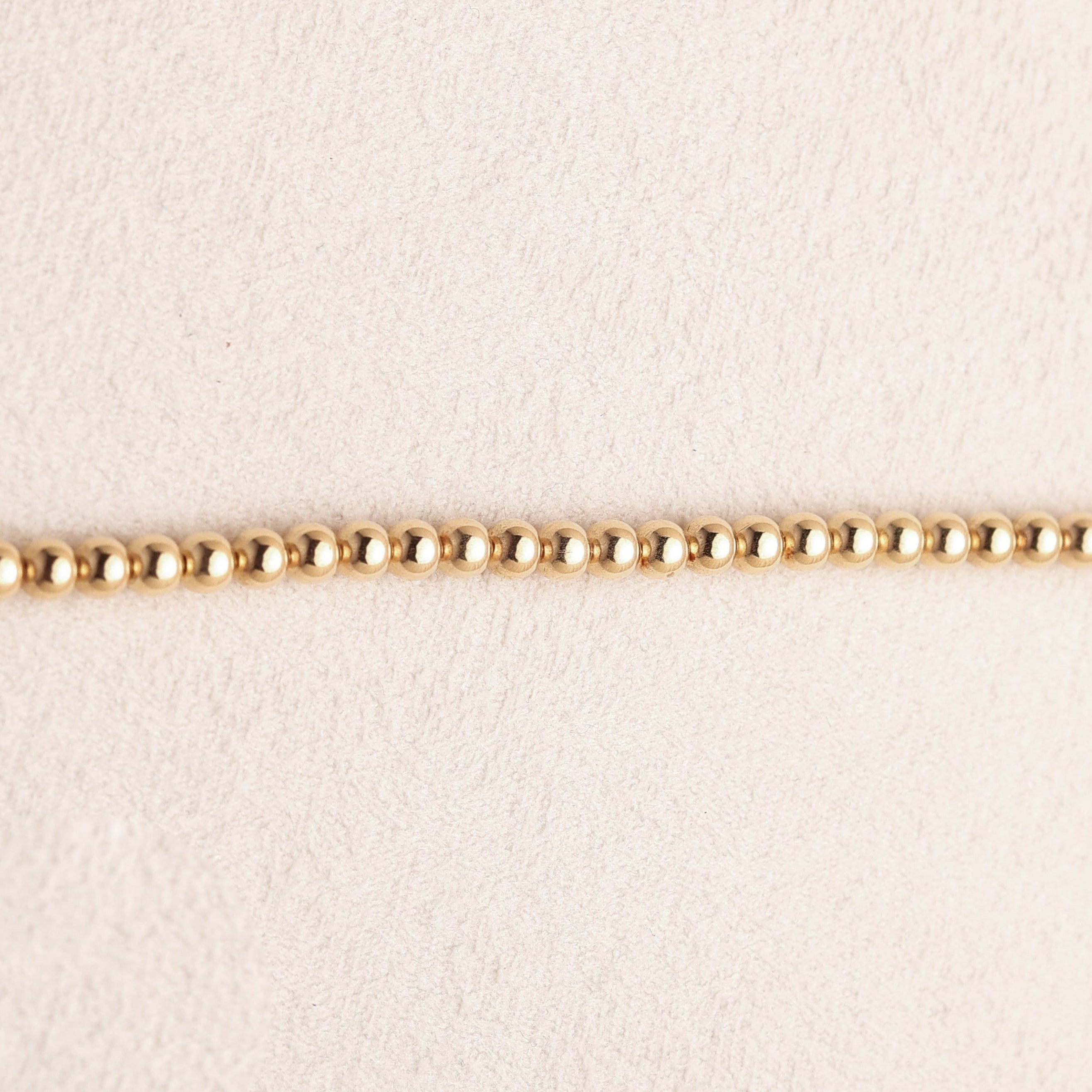 Gold Bead Bracelet