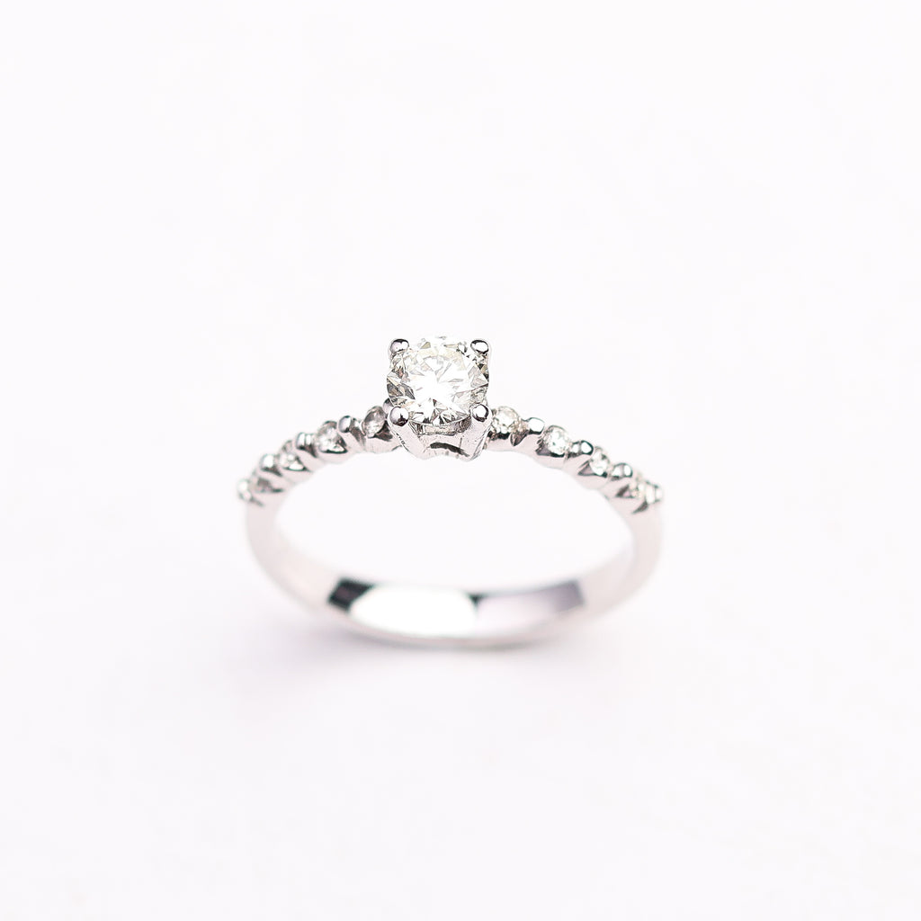 Diamond Accent Solitaire Ring
