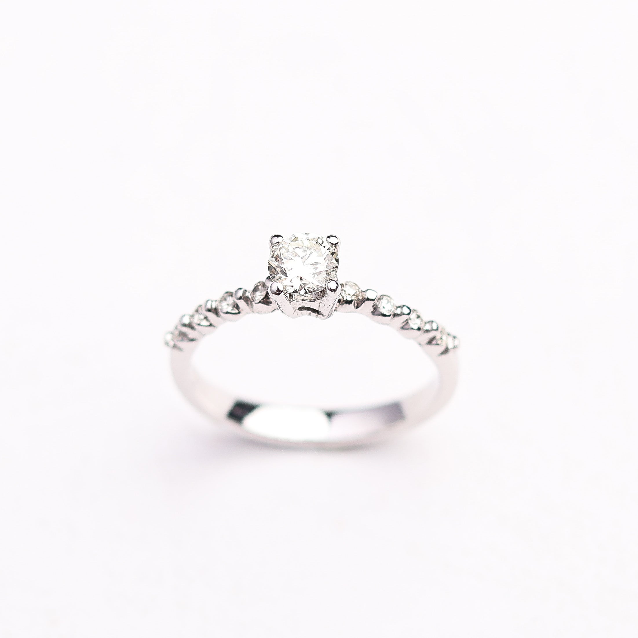 Diamond Accent Solitaire Ring