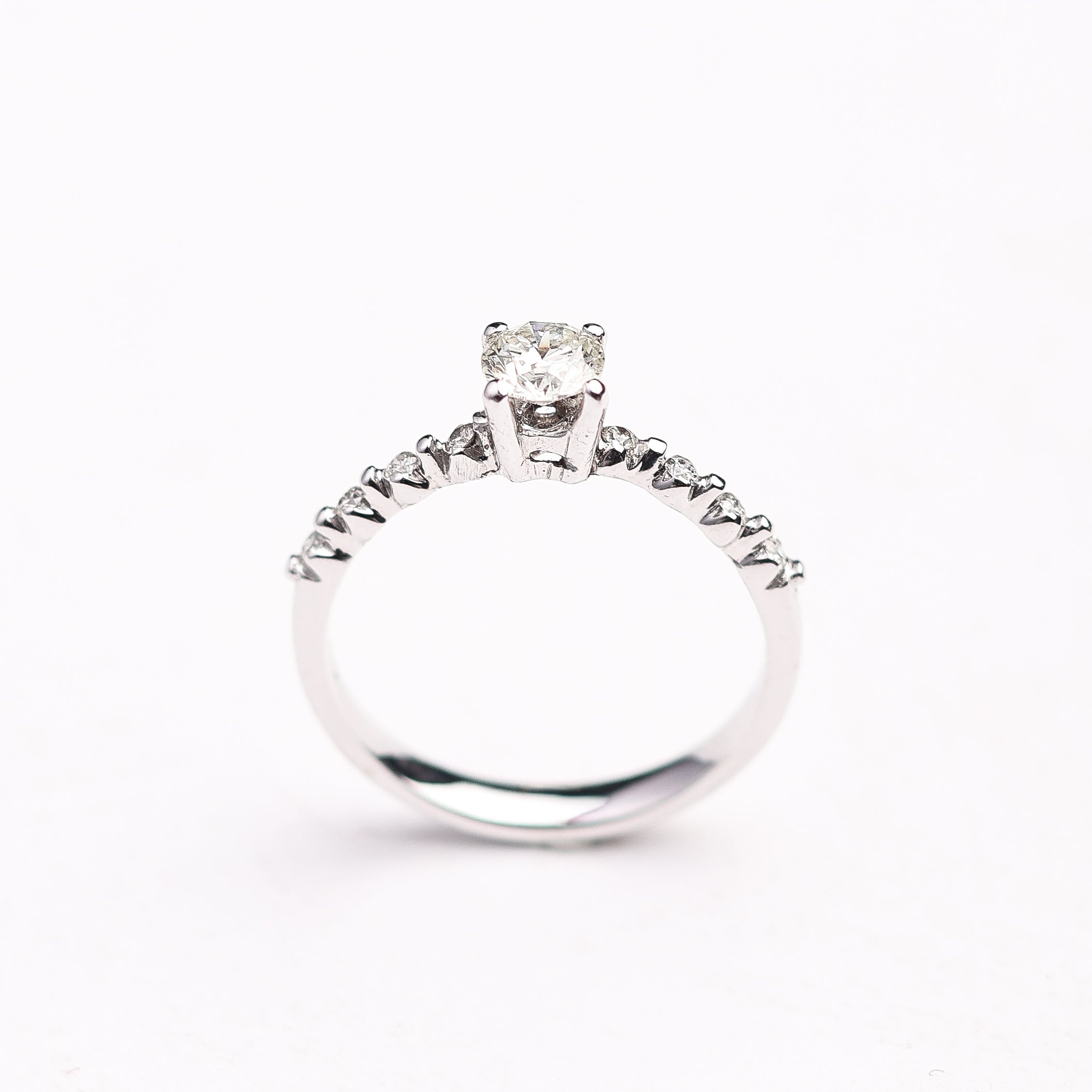 Diamond Accent Solitaire Ring