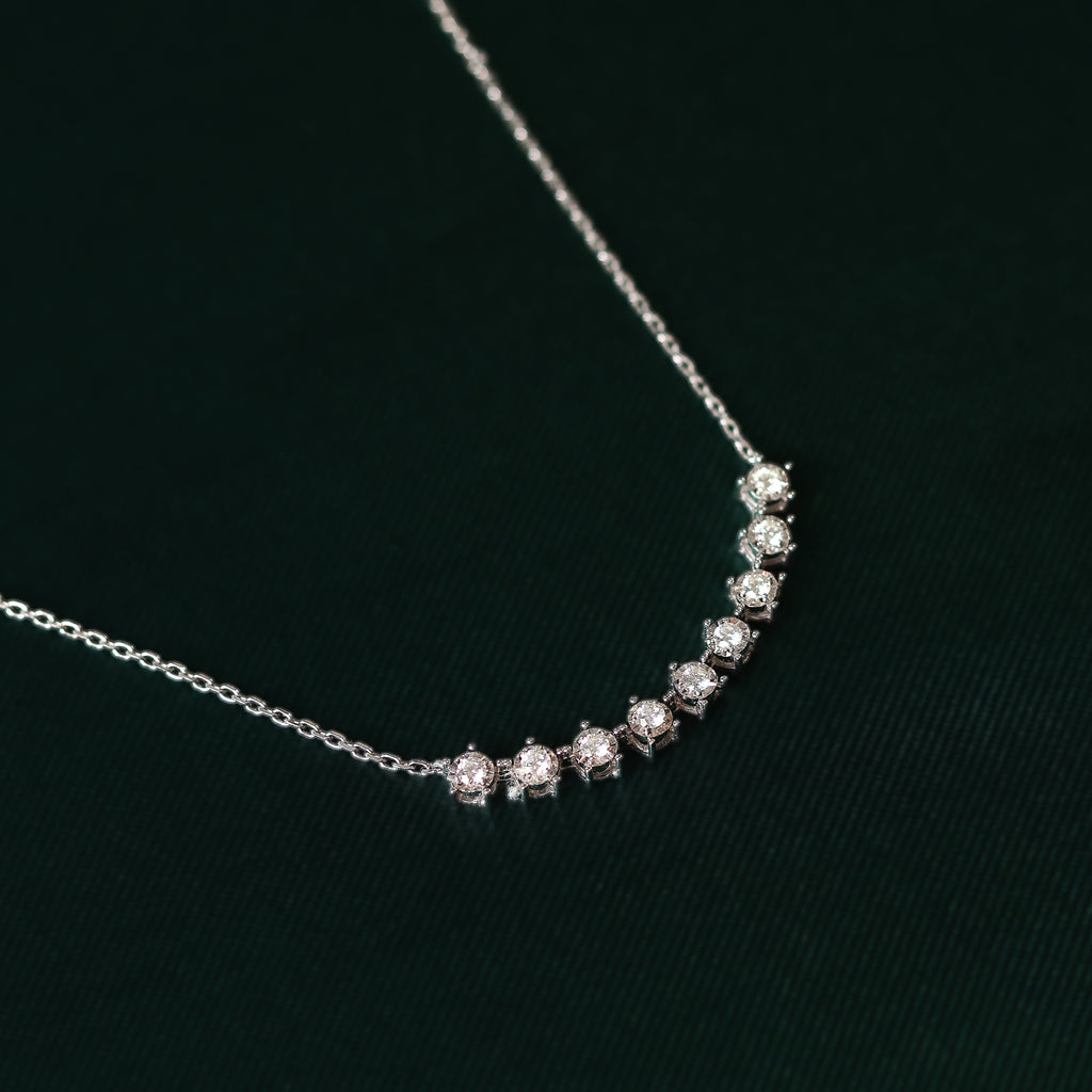 Corelle Crescent Diamond Necklace