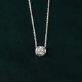 Aura Solitaire Necklace