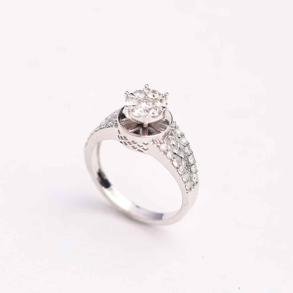 Vintage Diamond Cluster Ring