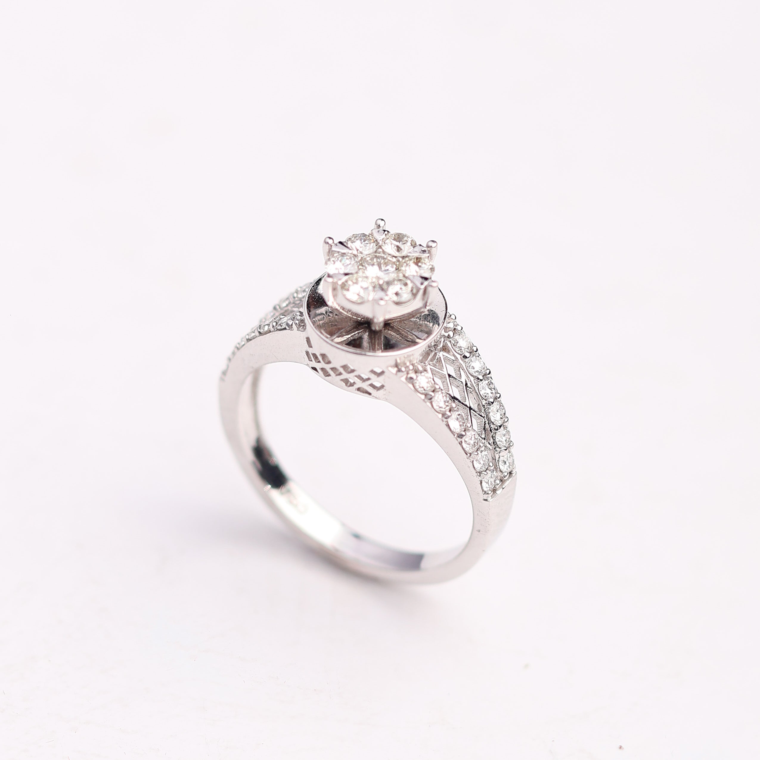 Vintage Diamond Cluster Ring
