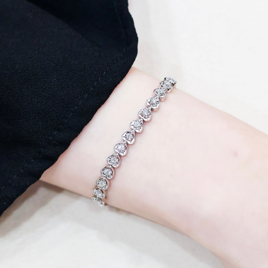 Always in your Heart Slider Bracelet