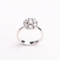 Diamond Cluster Engagement Ring