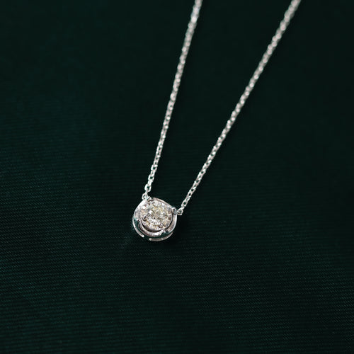 Aura Solitaire Necklace