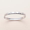 Emerald Cut Diamond Bangle