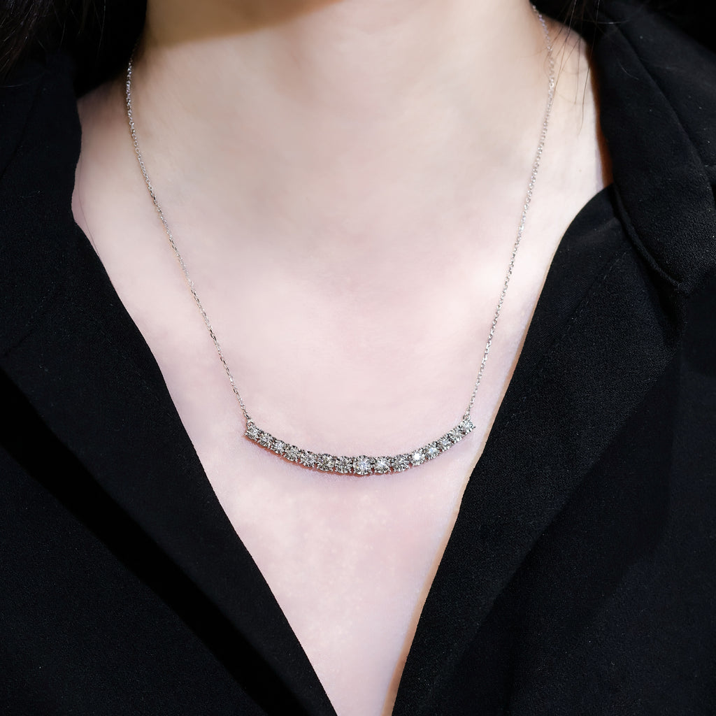 Corelle Radiating Diamond Necklace