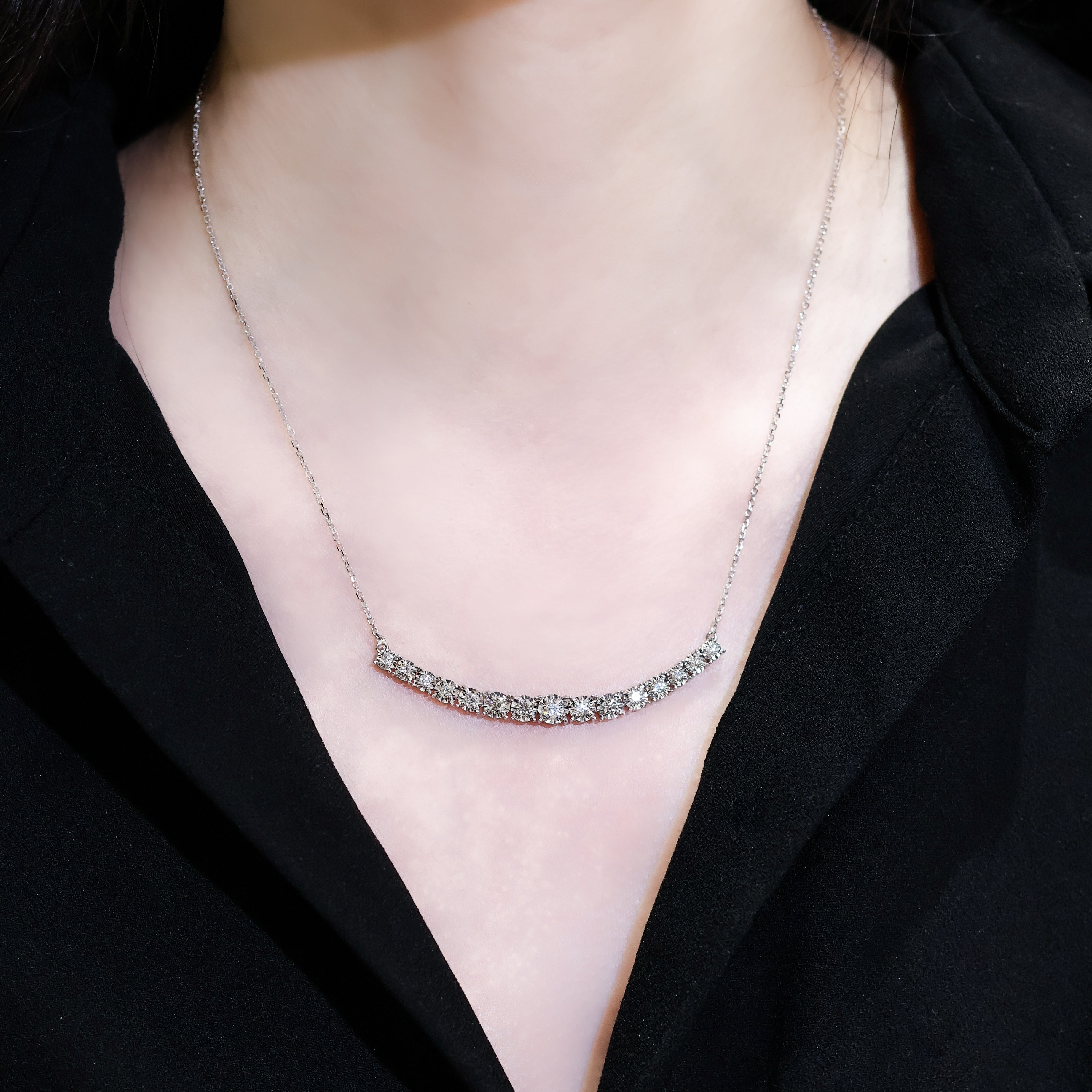 Corelle Radiating Diamond Necklace