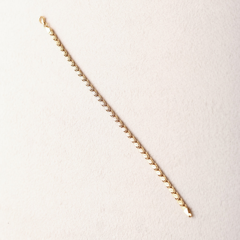 Textured Link Bracelet