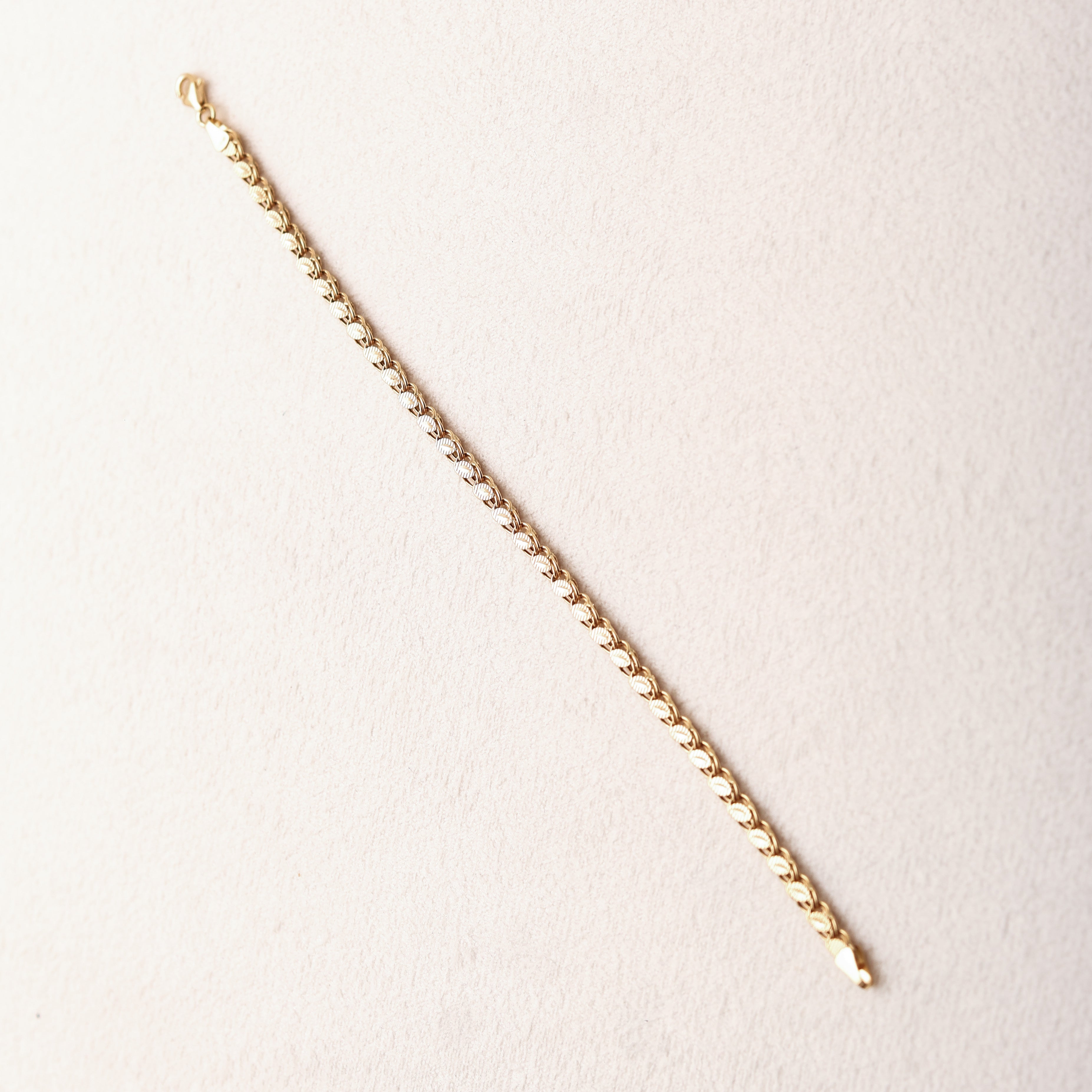 Textured Link Bracelet