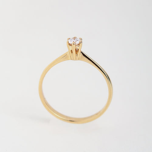 Classic Six-Prong Solitaire Ring