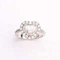 Heart Halo Engagement Ring