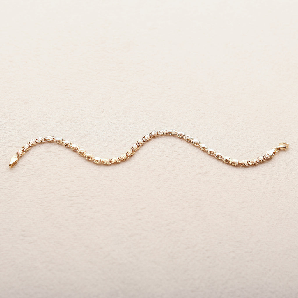 Textured Link Bracelet