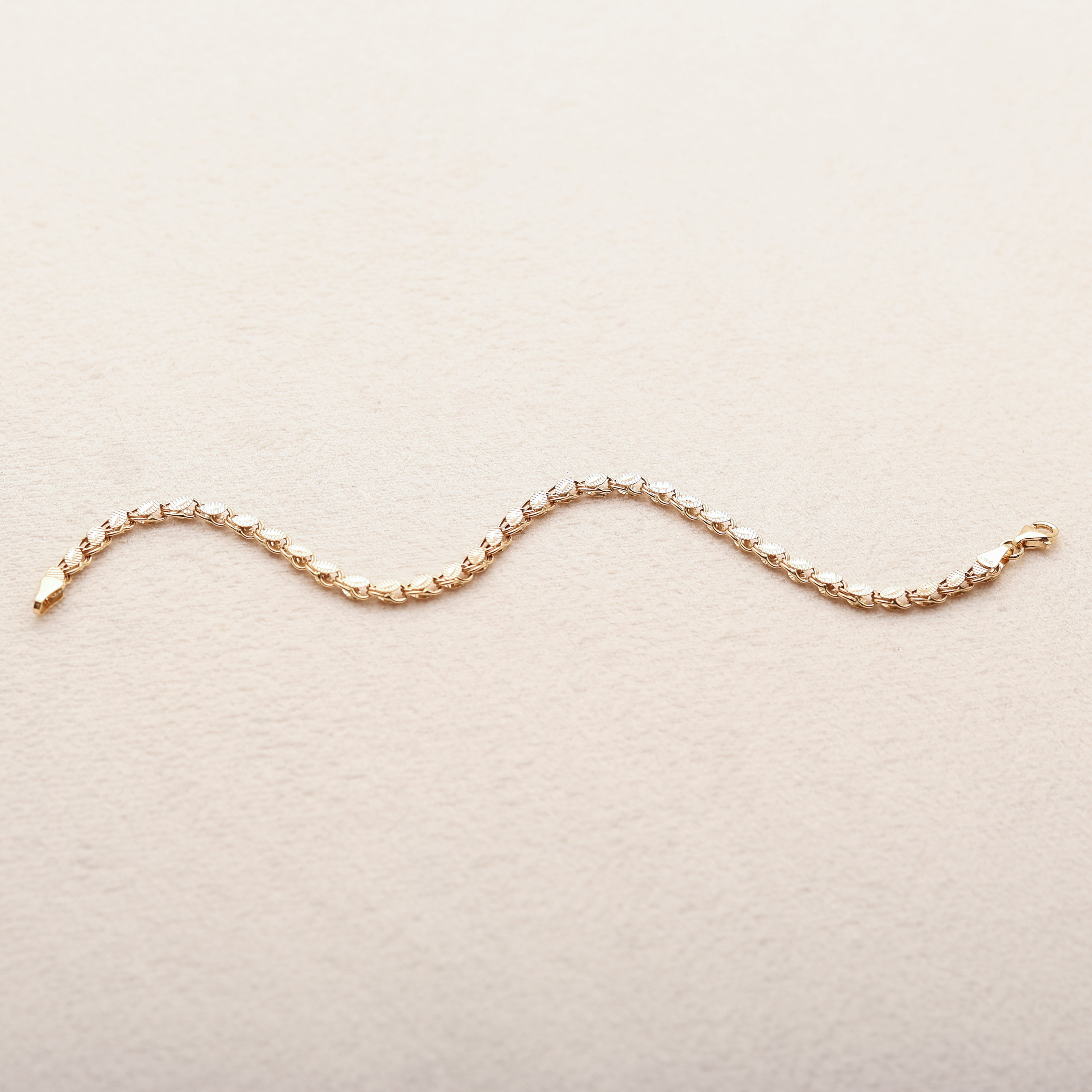 Textured Link Bracelet