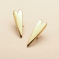 Vela Heart Clip Earrings