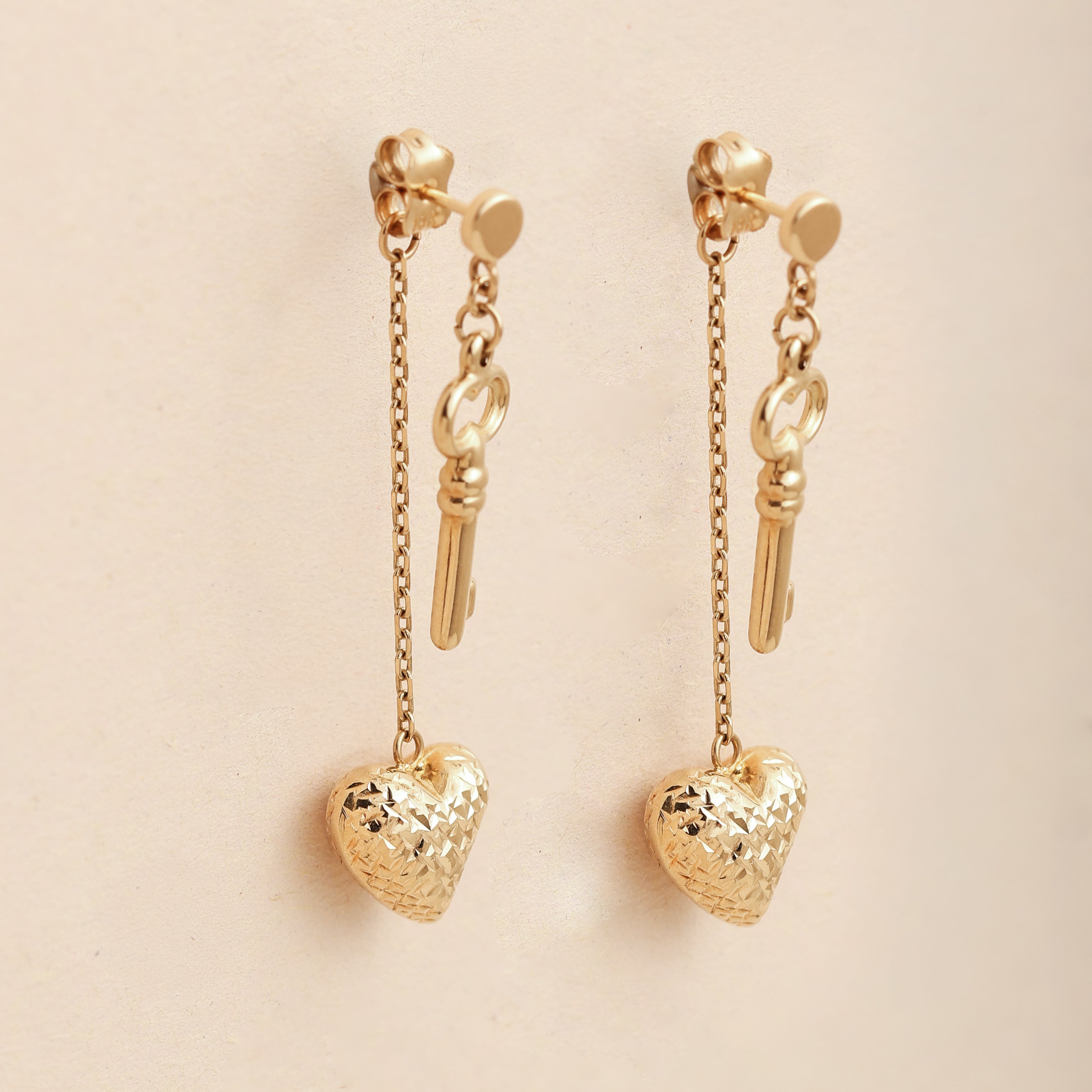 Key to My Heart Earrings