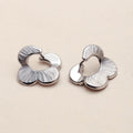 Nova Textured Hoop Earrings