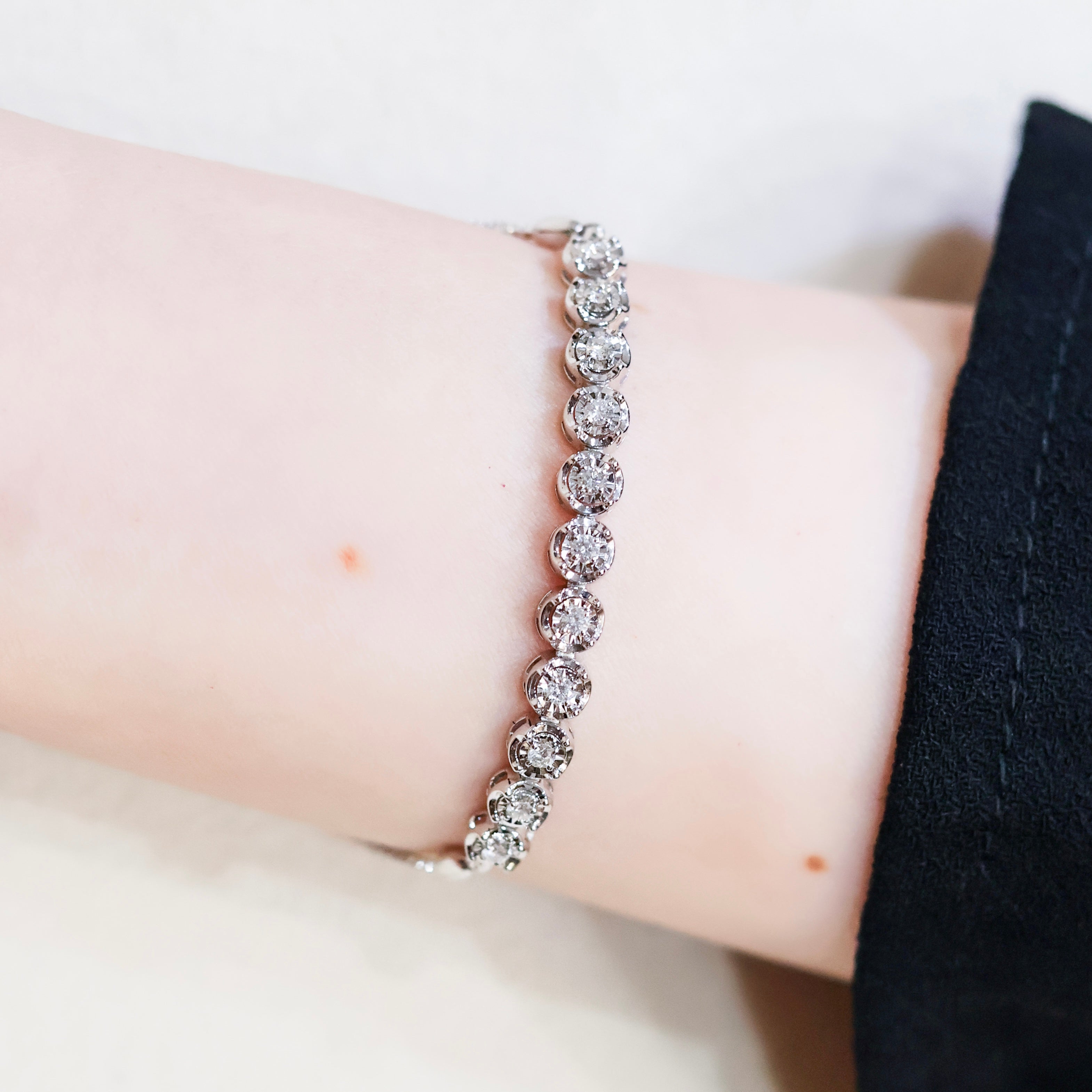 Aura Diamond Slider Bracelet