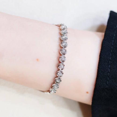 Aura Diamond Slider Bracelet