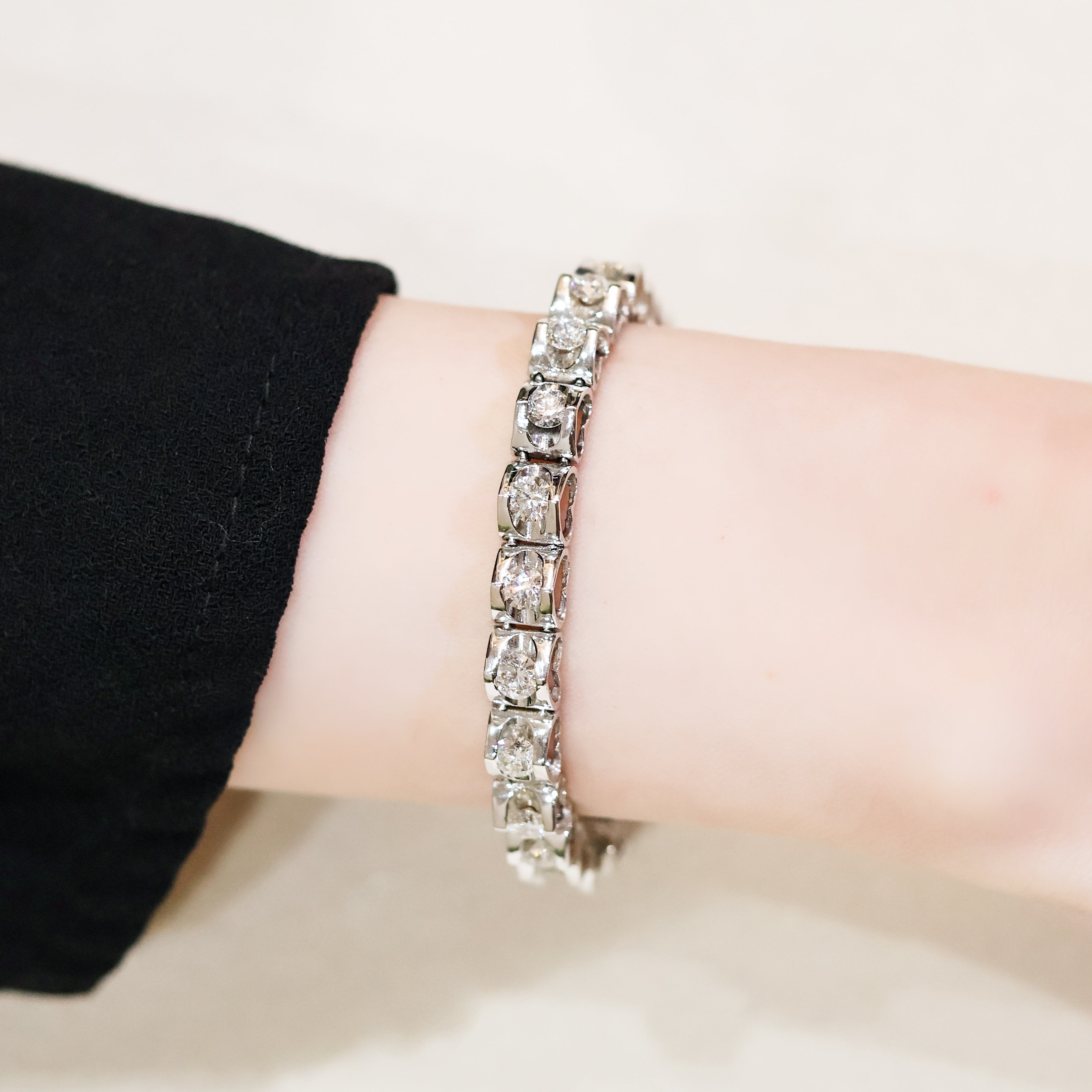 Lorelei Heart Tennis Bracelet