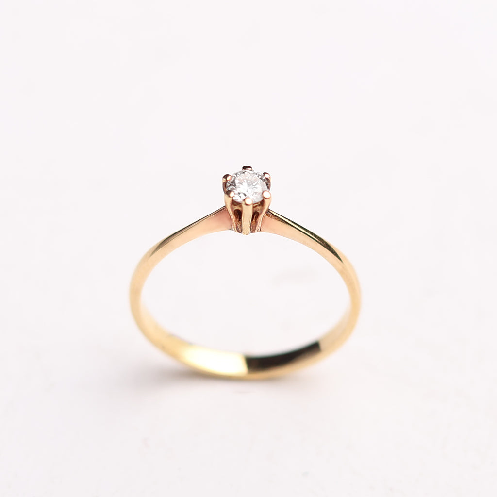 Classic Six-Prong Solitaire Ring