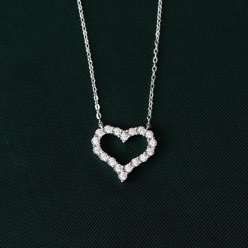 Adore Open Heart Necklace