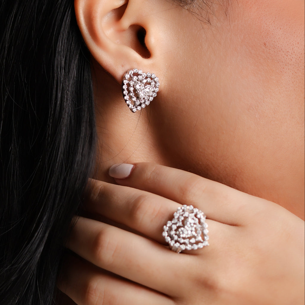 Coraline Ring and Earring Set